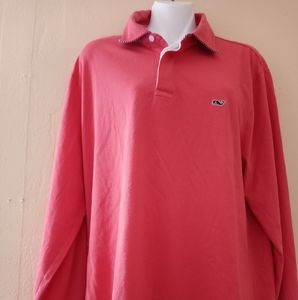 Vineyard   vines  Long sleeve Shirt Women size M color  Peach 100% Pima Cotton